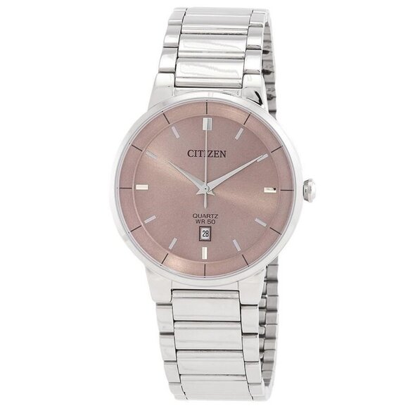 NWT Citizen Fashion Men's Quartz Steel Authentic Watch - Picture 1 of 3